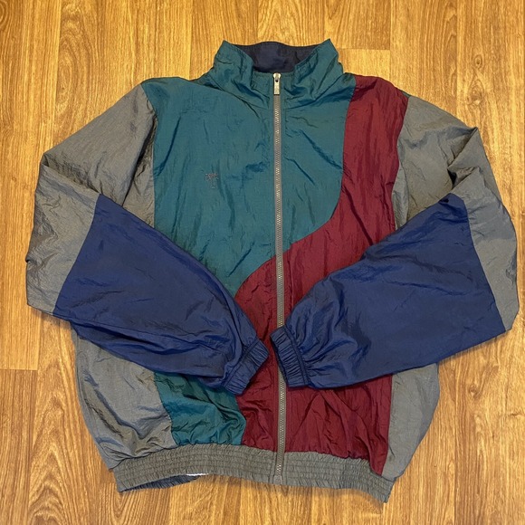 Todd 1 Other - Vintage 90s Todd‎ 1 Jacket Windbreaker Full Zip Multicolor Adult Size XL